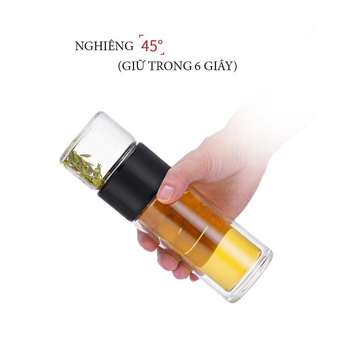Bình lọc trà travel Samadoyo C002A, 238mL