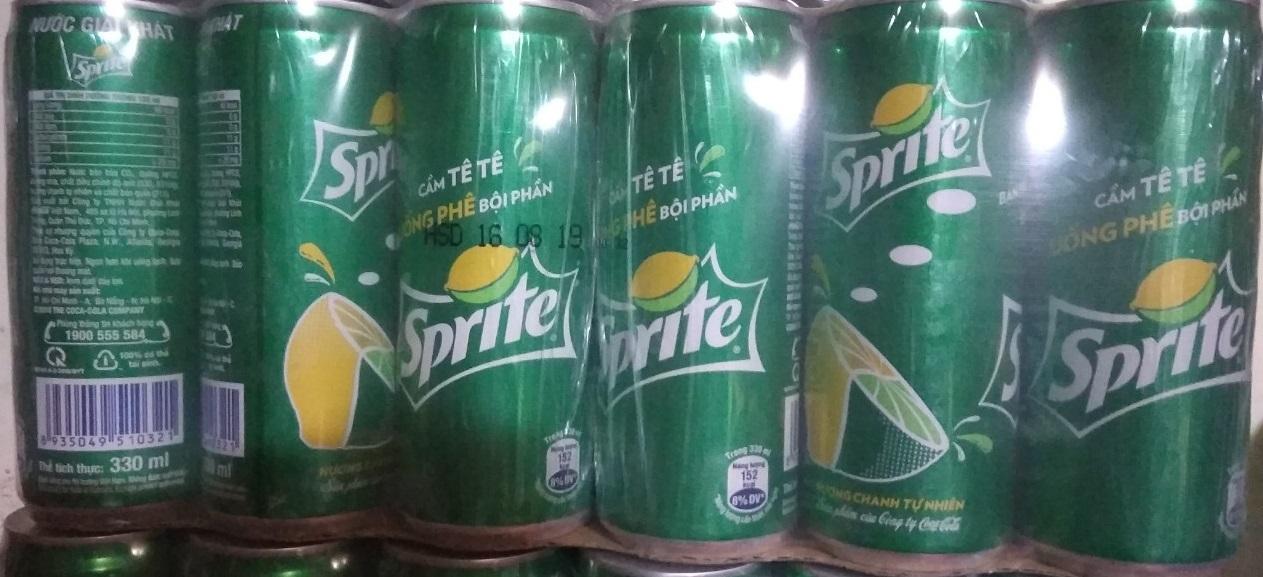 Nước ngọt Sprite 330ml Thùng 24 lon