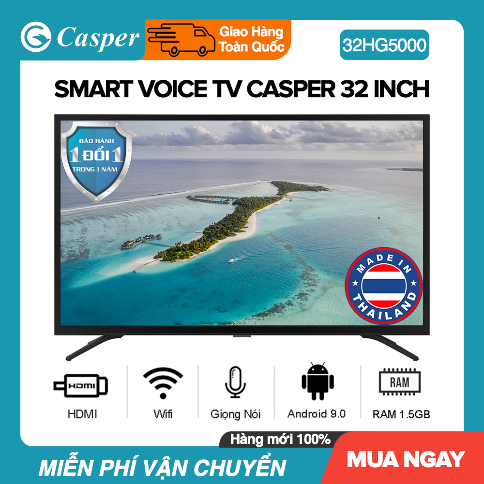 Smart Tivi Casper 32HG5000 32 inch