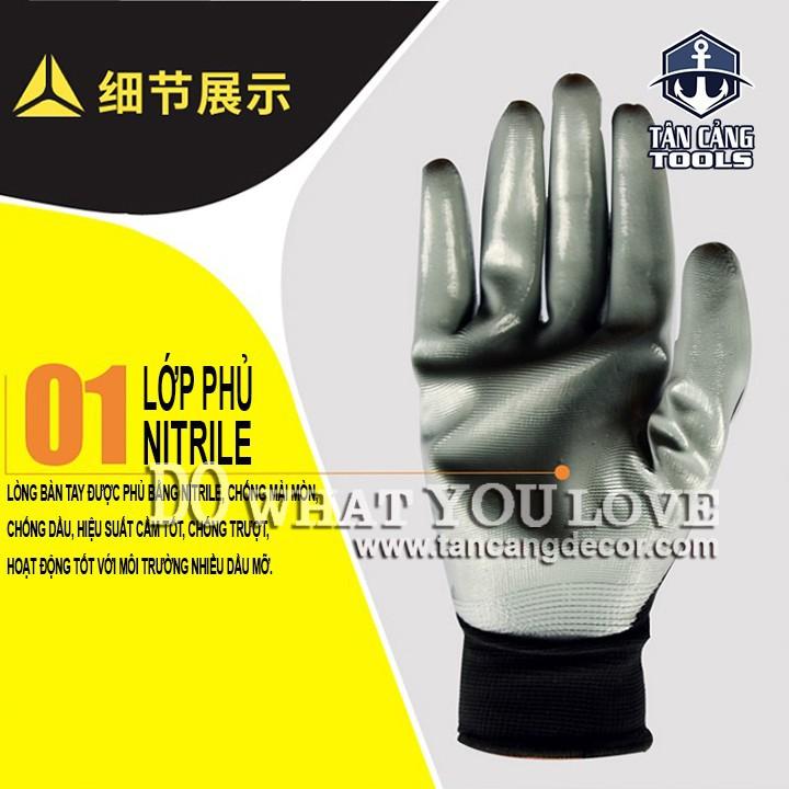 GĂNG TAY CHỐNG TRƠN DELTA PLUS VE712GR