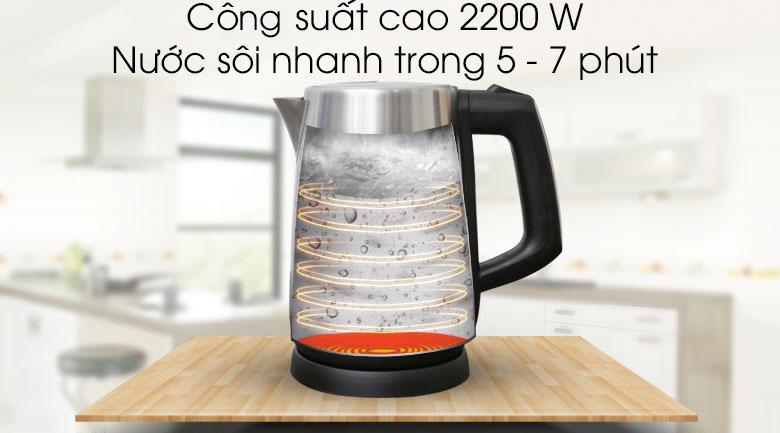 Bình siêu tốc Delites ST17S03 1.7L