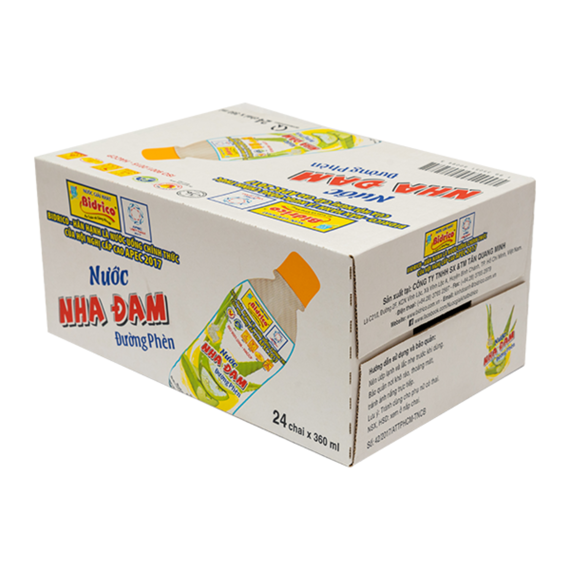 Nước Nha Đam Đường Phèn Bidrico