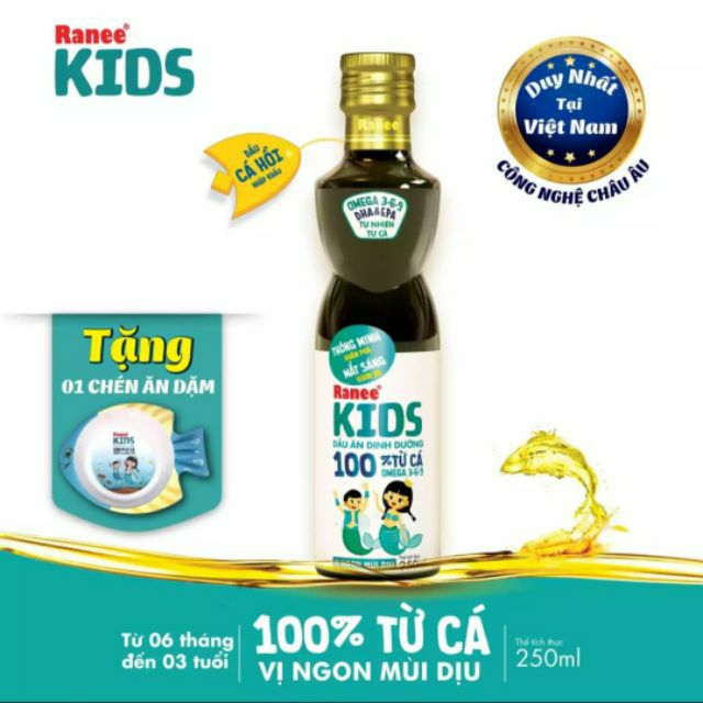 Dầu ăn Ranee Kids 250ml