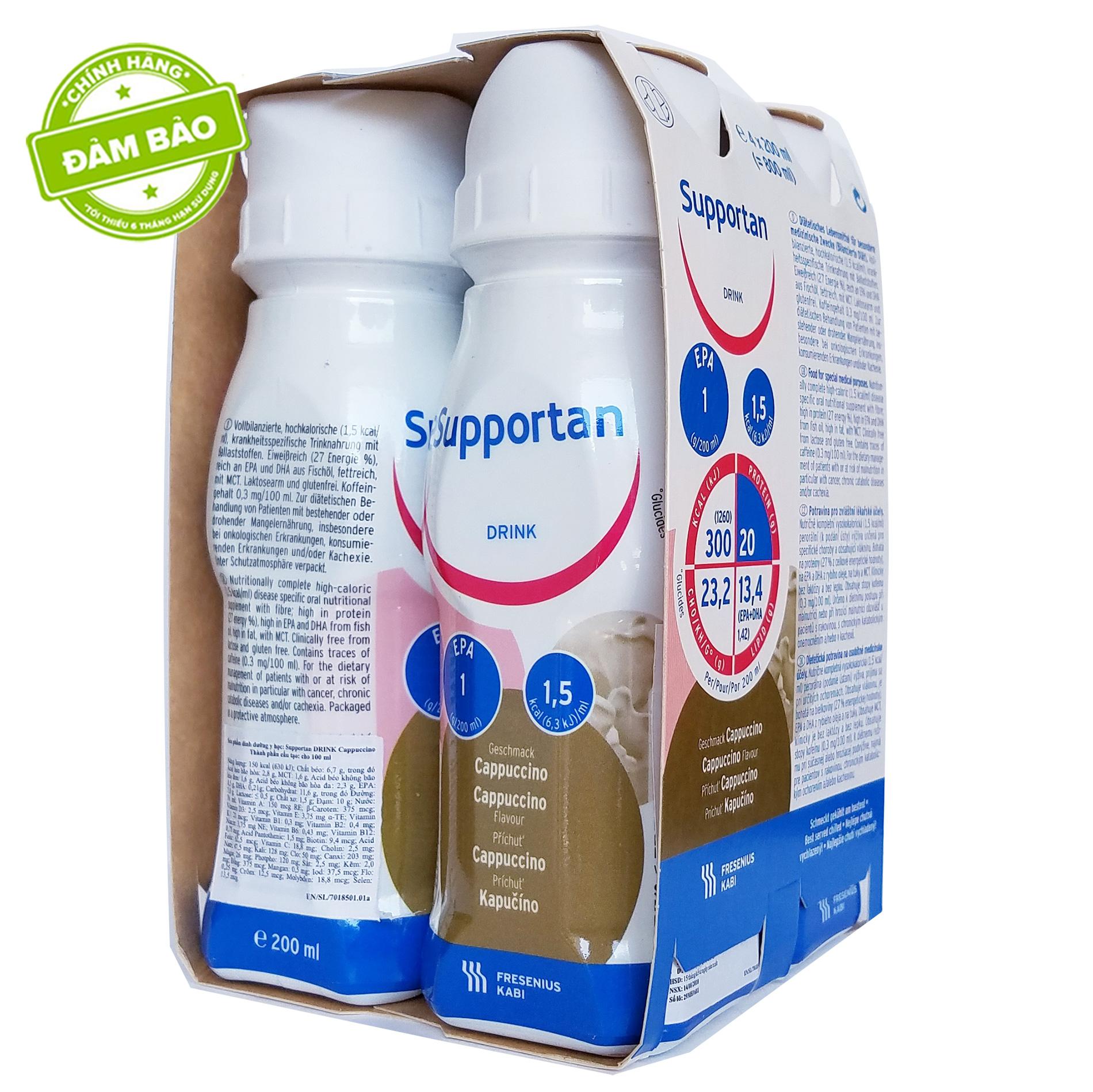 Sữa Supportan - 200ml, cho bệnh nhân ung thư