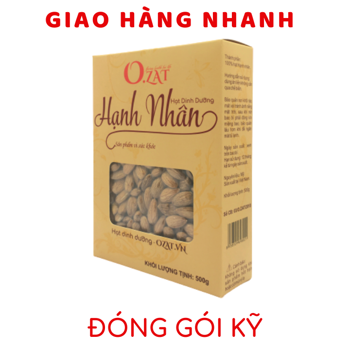 Hạnh nhân Almonds tách vỏ 500g