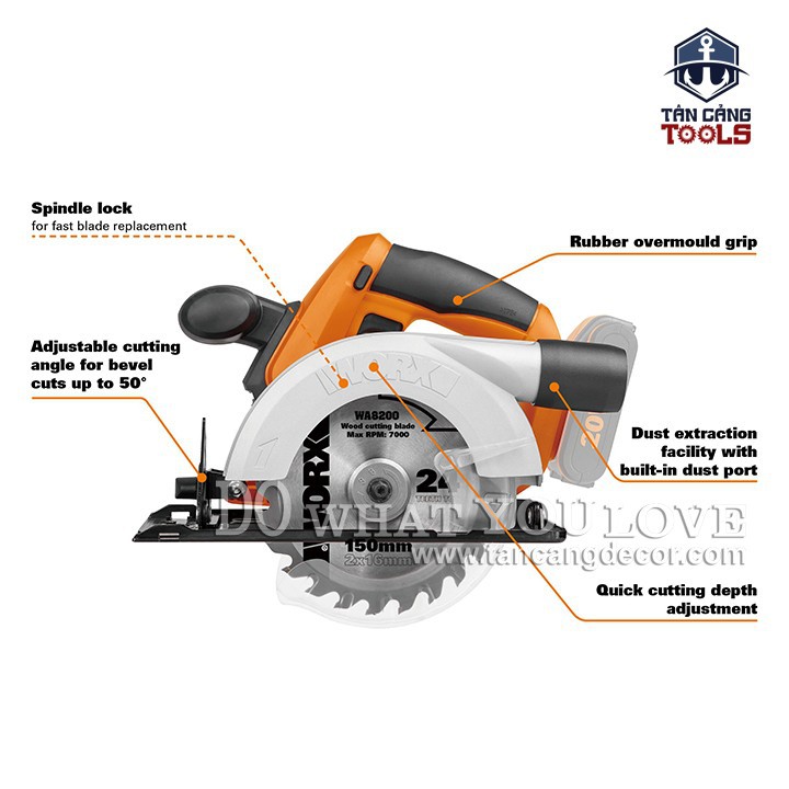 MÁY CƯA WORX WX529