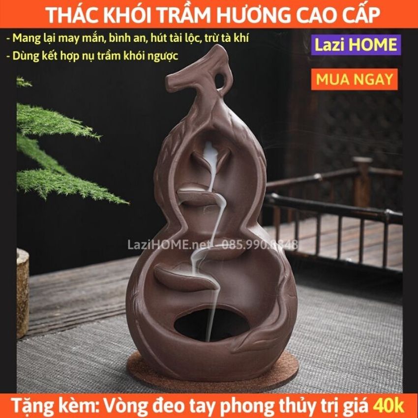 Thác khói trầm hương hồ lô