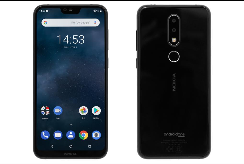 Điện thoại Nokia 6.1 Plus - 4GB RAM, 64GB, 5.8 inch