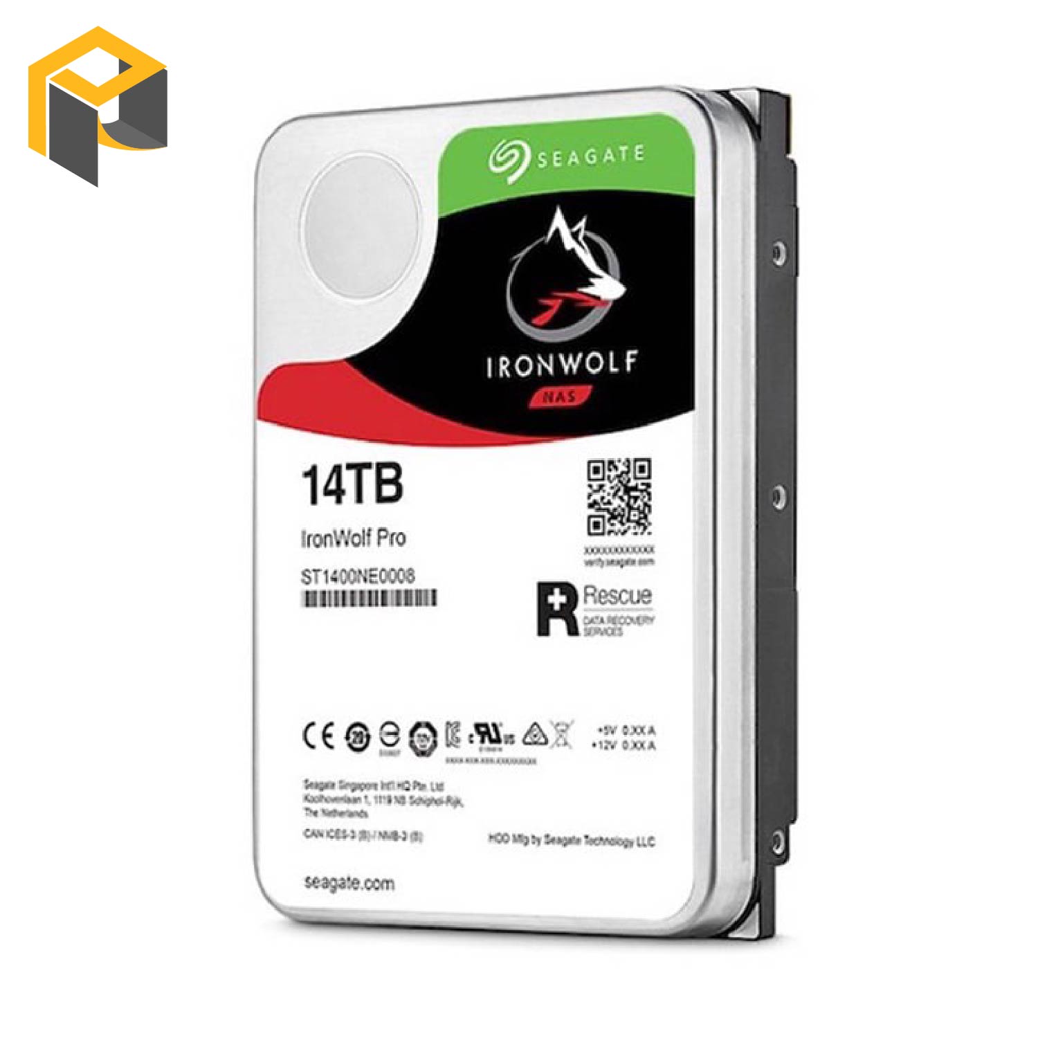 Ổ cứng Seagate Ironwolf 14TB NAS SATA 7200rpm 256MB cache (ST14000VN0008)