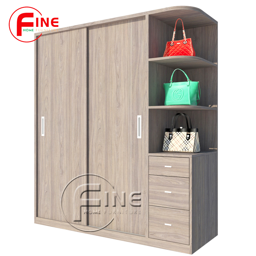 TỦ QUẦN ÁO CỬA LÙA FINE FT187