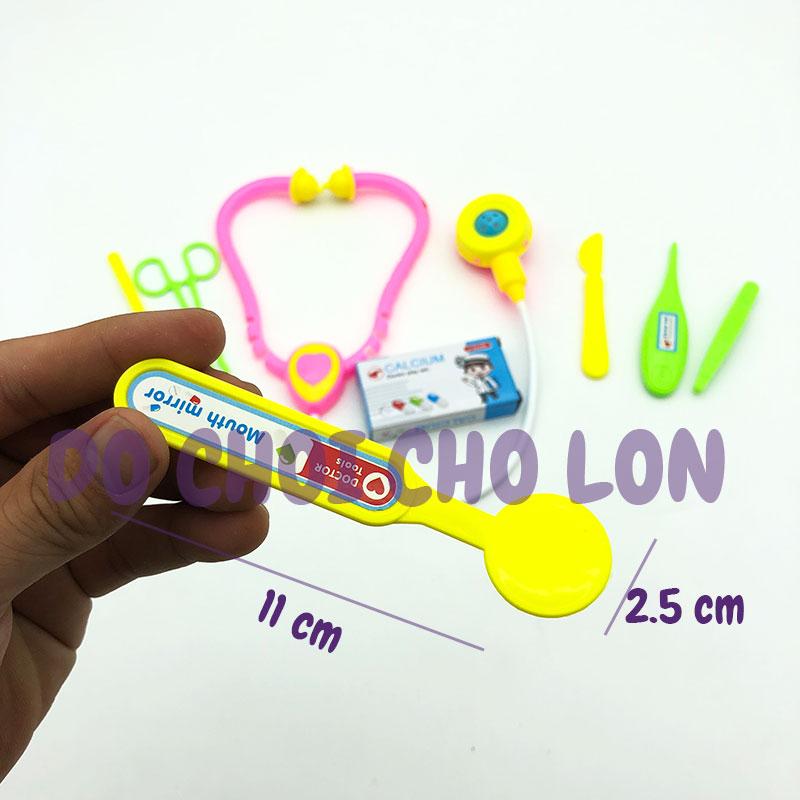 Vỉ đồ chơi bác sĩ 9 món dụng cụ 669-010
