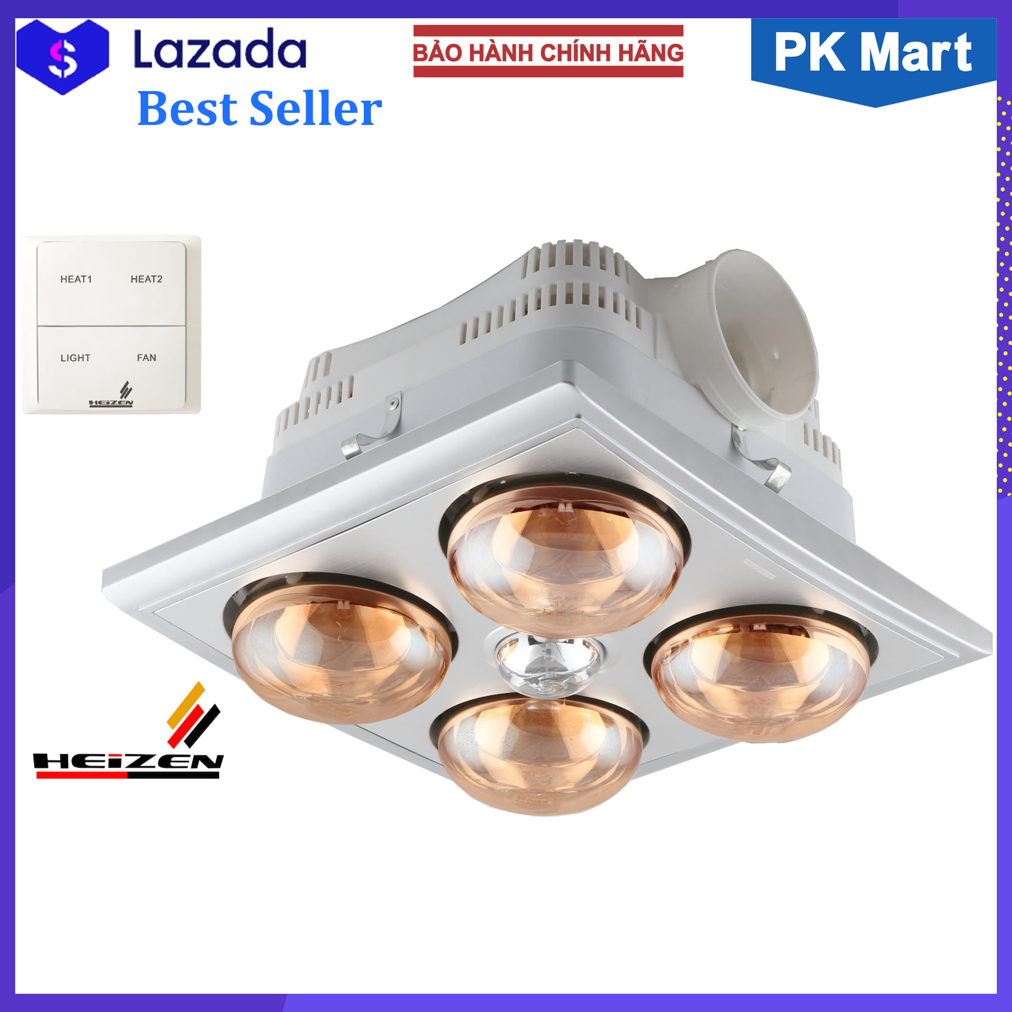 Đèn sưởi Heizen HE-4BR