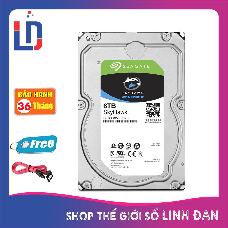 Ổ cứng HDD Seagate 6TB SkyHawk ST6000VX0023 Sata 3