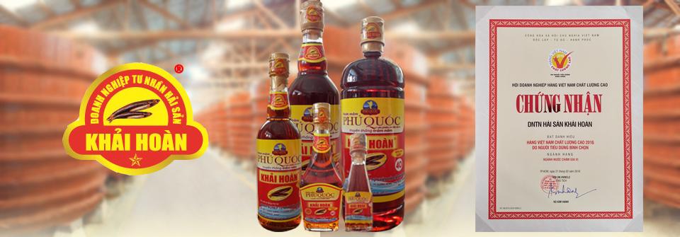 Nước mắm Phú Quốc Khải Hoàn - 40 độ đạm, 500ml