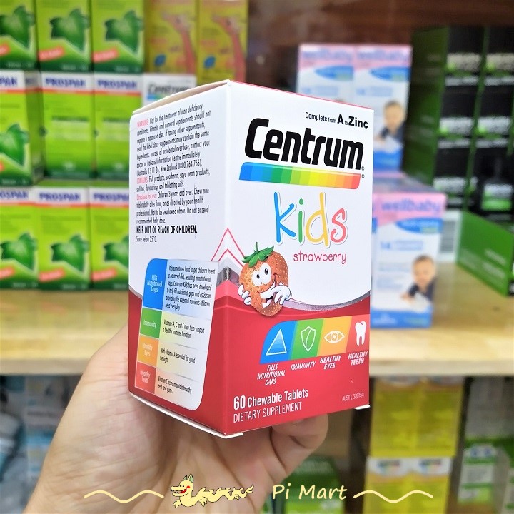 Centrum Kids Multi Vitamin 60 viên