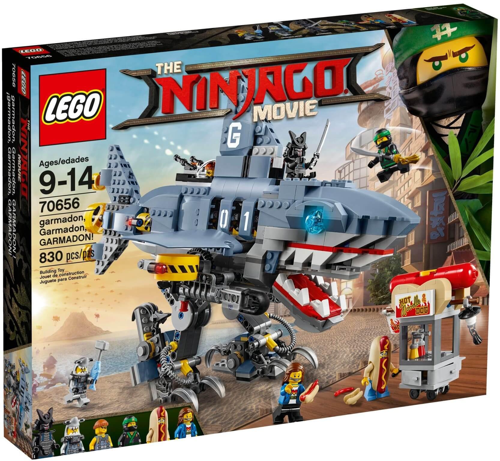 Đồ chơi lắp ráp Lego 70656 - Tàu Ngầm Cá Mập Garmadon