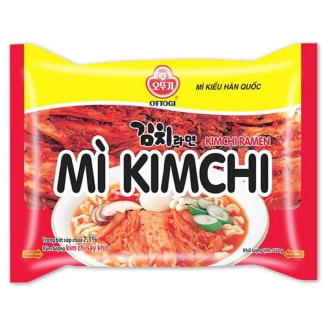Mì Kim Chi Ottogi 120G combo 5 gói