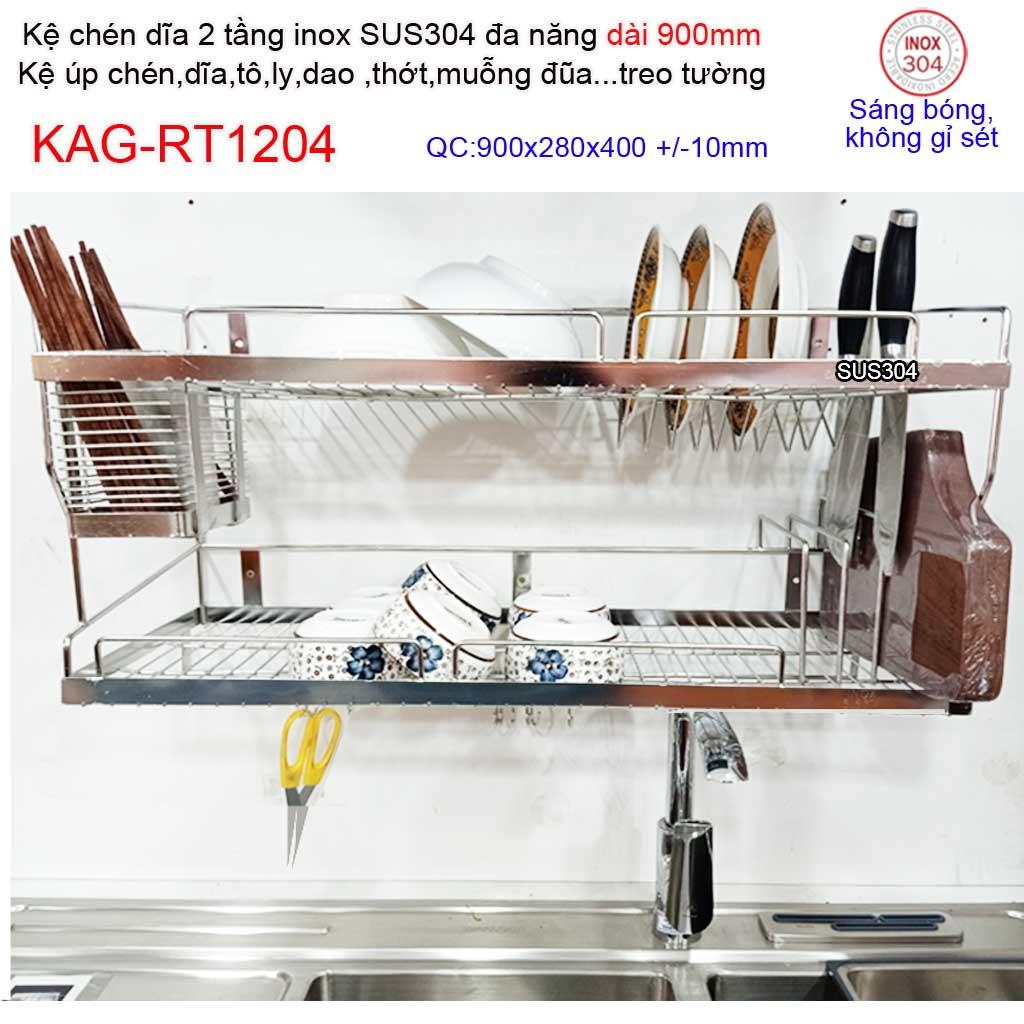 KỆ ĐỰNG CHÉN BÁT 2 TẦNG KAG-RT1204