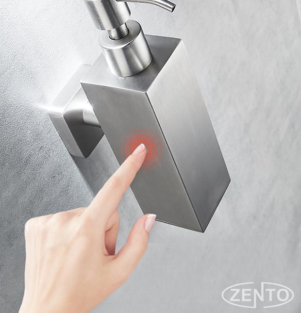 BÌNH XÀ PHÒNG NƯỚC GẮN TƯỜNG ZENTO HC4814