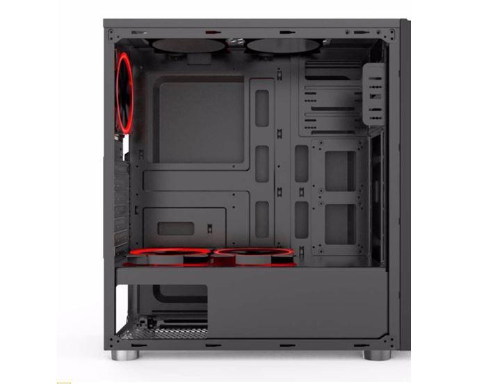 Vỏ máy tính - Case Vitra Quinn W330 Tempered Glass