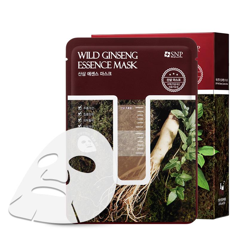 Mặt nạ dưỡng da săn chắc tinh chất sâm núi SNP Wild Ginseng Essence Mask 25ml