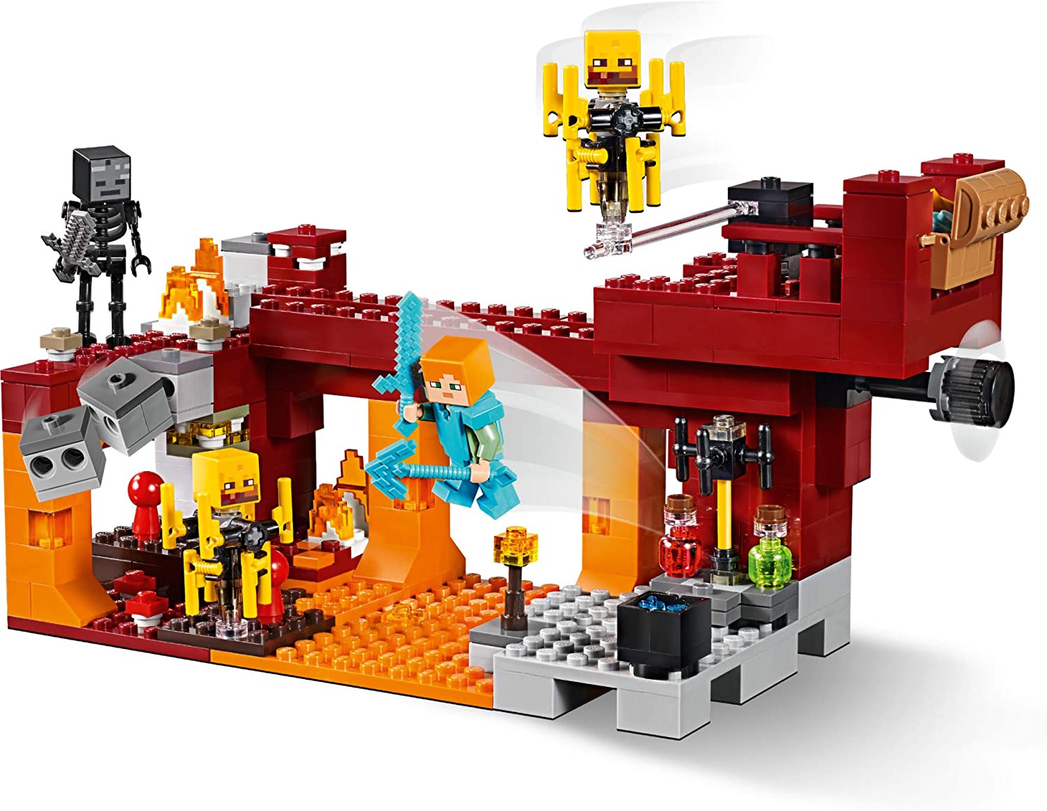 LEGO MINECRAFT 21154 Cầu Quỷ Lửa
