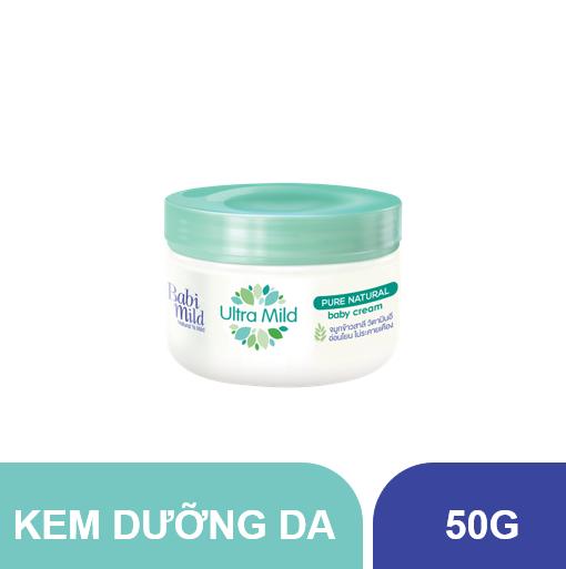 Kem dưỡng da trẻ em Babi Mild Pure Natural 50g