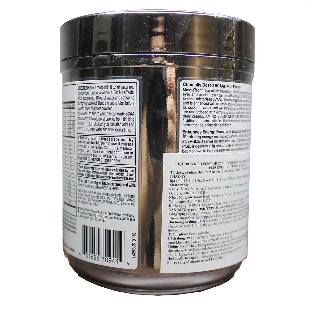 MuscleTech Amino Build Next Gen, 30 Servings