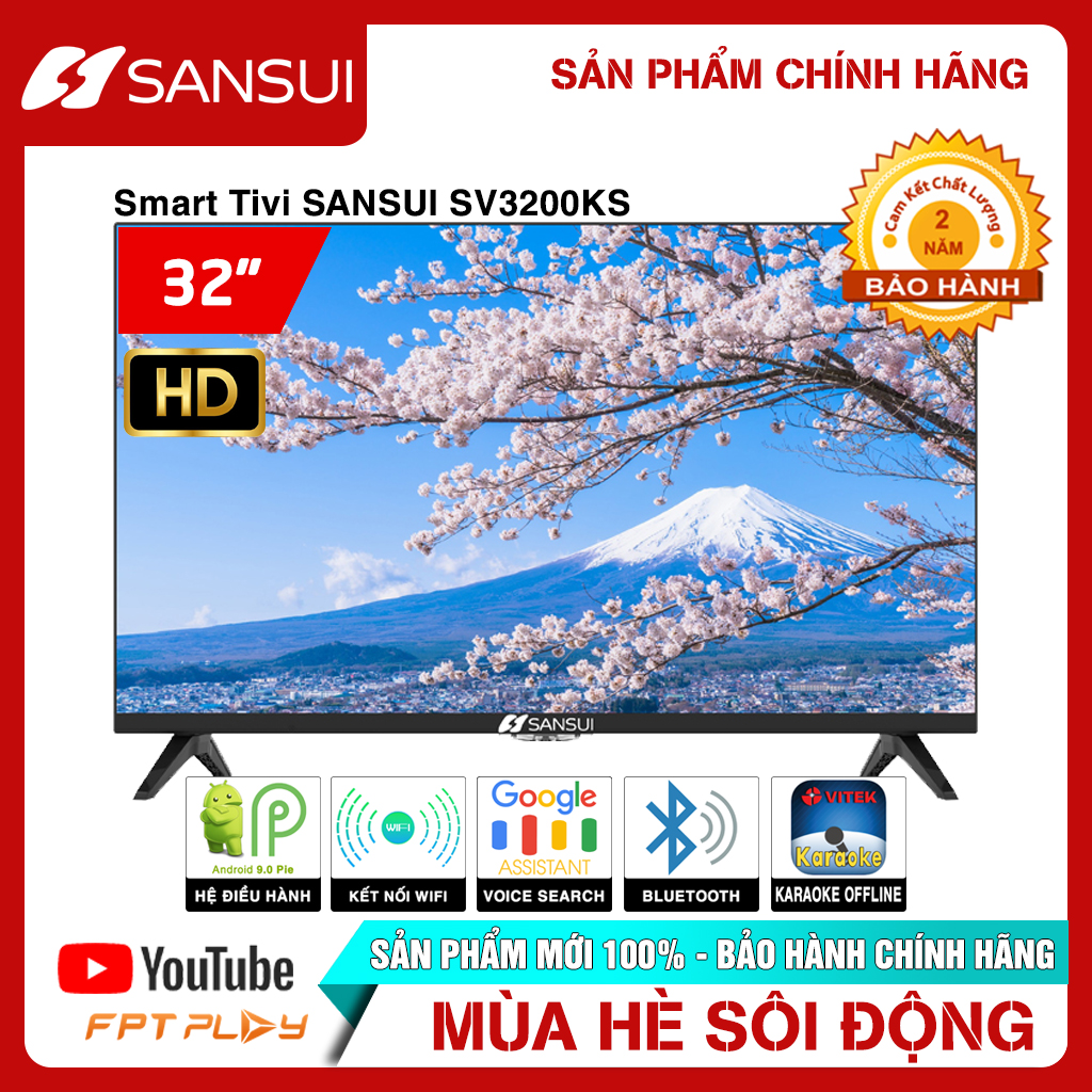 Smart Tivi Karaoke SanSui SV3200KS