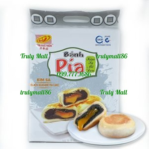 Bánh Pía Tân Huê Viên Kim Sa Mè Đen combo 12 cái