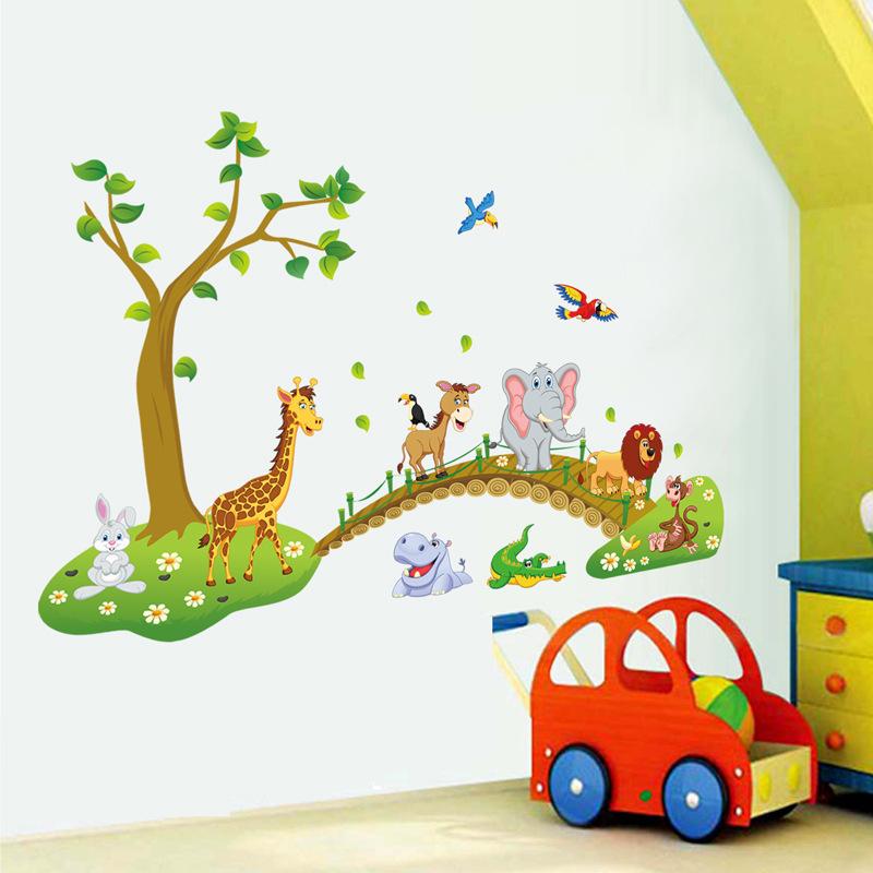Decal trang trí động vật