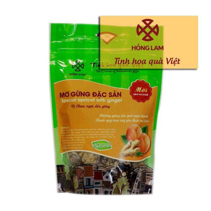 Mơ Hồng Lam Gừng Đặc Sản 200g