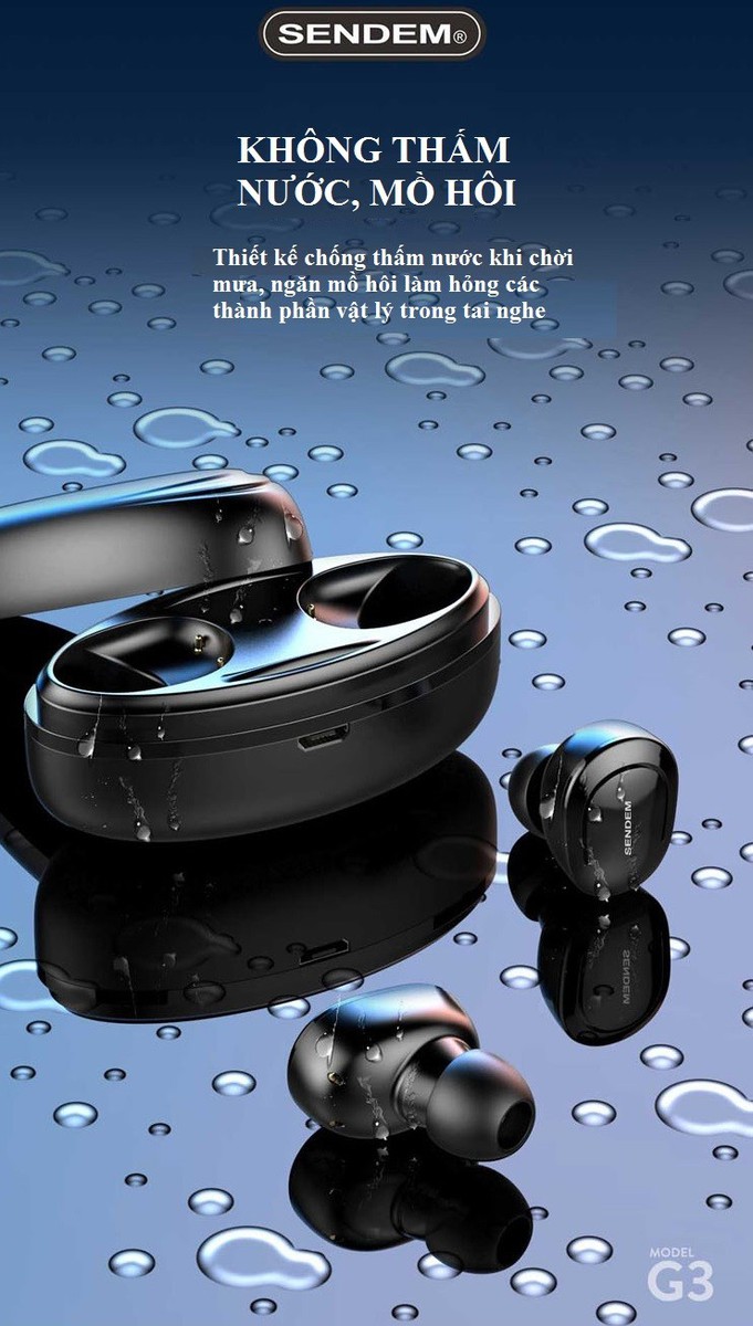 Tai Nghe Bluetooth Sendem G3