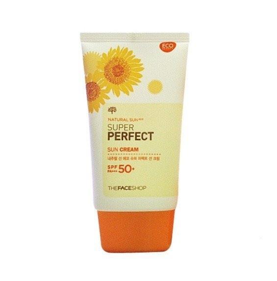 Kem chống nắng Natural Sun Aq Super Perfect Sun Cream SPF50+