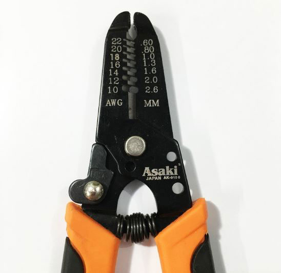 Kìm tước dây tự bung Asaki AK-9100 6inch