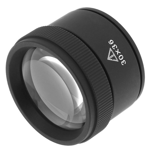 1161 Hợp Kim Kẽm 30x36 mét 30X Kính Quang Học Kính Lúp Phóng Đại Ống Kính Có Thể Tháo Rời cho Đồng Tiền/Tem/Trang Sức -quốc tế