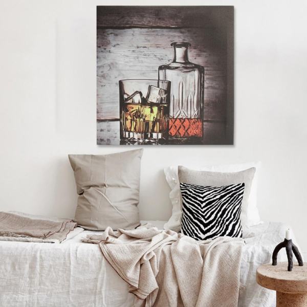 12x12 inch Đóng Khung Trừu Tượng Hình Ảnh Canvas Nghệ Thuật Tinh Dầu In Tranh Treo Tường Trang Trí Nhà