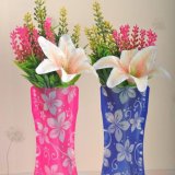 2X Foldable Plastic Unbreakable Reusable Flower Home Decor Vase - intl