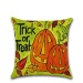 6 cái Trang Trí Halloween Vải Lanh Cotton Ném Gối Hoạt Hình Quả Bí Ngô Miếng Áo Gối Chần Gòn-quốc tế