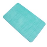 Absorbent Soft Memory Foam Mat Bath Bathroom Rug Shower Non-slip Floor Carpet Light blue - intl