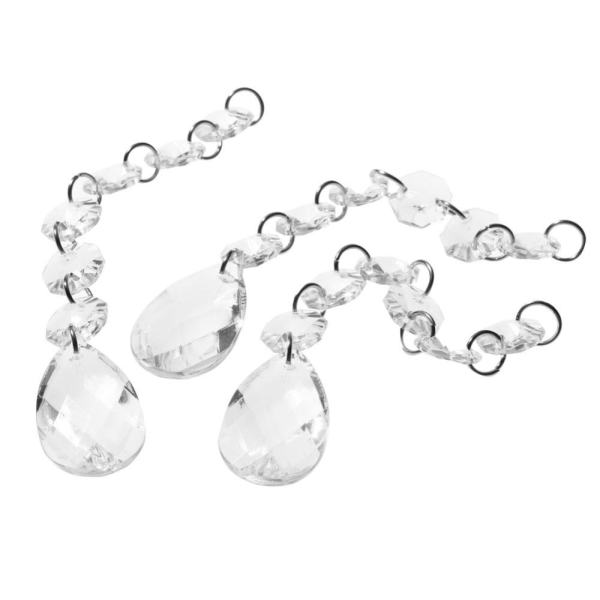 Acrylic Crystal Beads Garland Chandelier Hanging Wedding Party Decor Intl Acrylic Crystal Beads Garland Chandelier Hanging Wedding Party Decor Intl
