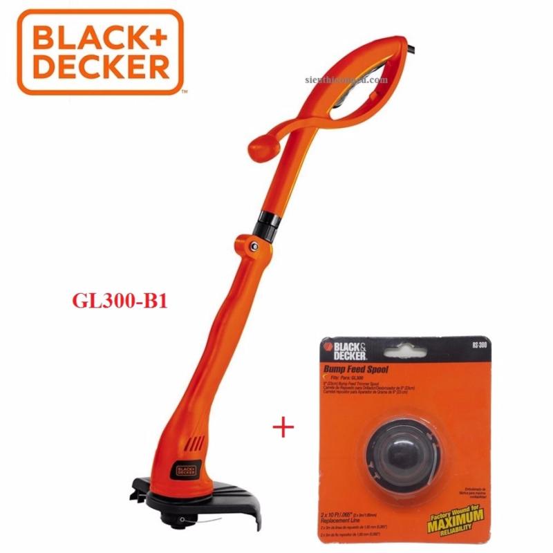 Black+Decker - Máy cắt cỏ cầm tay 300W (+ TẶNG RS300) GL300-B1