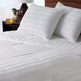 Bộ 2 áo gối khách sạn 50x70cm Estella White Hotel Satin 60s/T350 for 3+ star Hotel