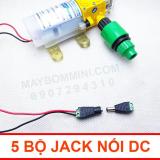 Bộ 5 Jack cấm nguồn điện DC đực cái