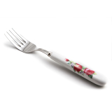Nĩa inox cán sứ MFA S05