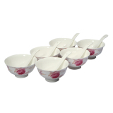 Bộ chén muỗng Bone Porcelain 12563