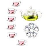 Bộ ấm chén thủy tinh ZENO SET52