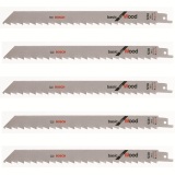 Bộ lưỡi cưa gỗ 5 cây ﻿Bosch S1111K