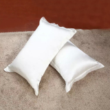 BolehDeals 2x Silky Soft Satin Standard Pillow Cushion Cover Pillowcase Bed Decor-White - intl