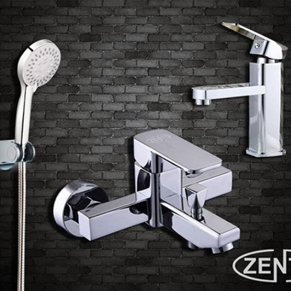 Cặp đôi sen tắm và vòi lavabo Zento CB007